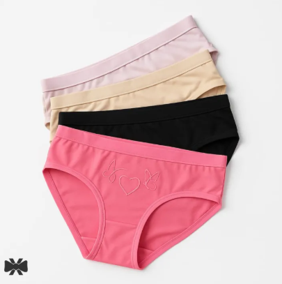 Cotton Panty Women 3 Pack Thai Premium Soft Breathable Stylish Boxer & Short Panties