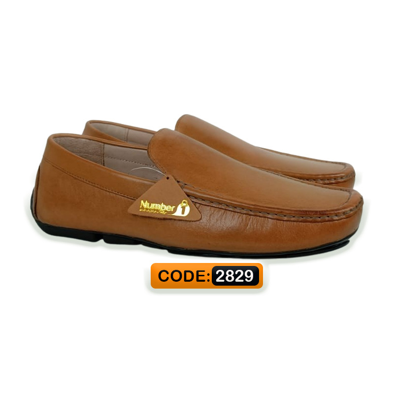 Loafer shoes for men formal Camel Color - 2829