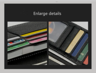 Kangaroo Black Artificial Leather Long Wallet for Men | Durable & Stylish Slim Wallet