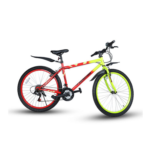 Duranta Steel 18-Spd Signature 26 Red with Yellow