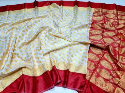Tangail Soft Silk Katan Saree for Women Traditional Elegant Saree Without Blouse Piece