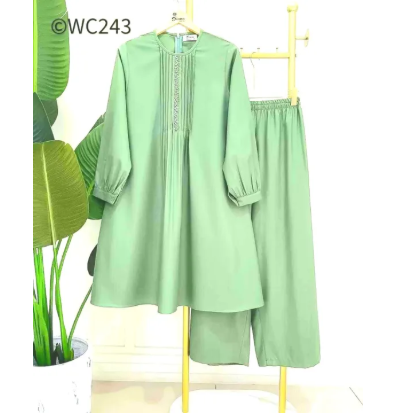 Western Shirt Two Piece Set for Women Readymade Batter Silk Dress