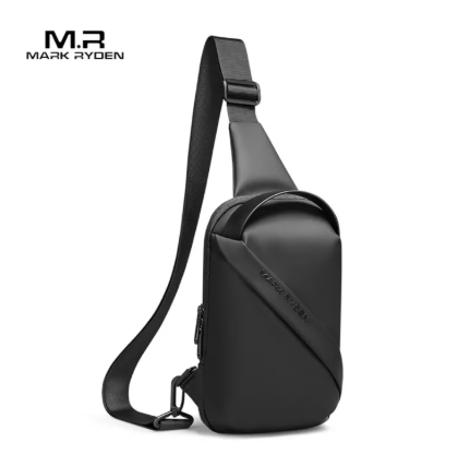 Mark Ryden Sling Bag Oxford Chest Crossbody Bag 7.9 Inch Waterproof Anti-Theft Black MR8518